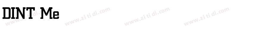 DINT Medium字体转换